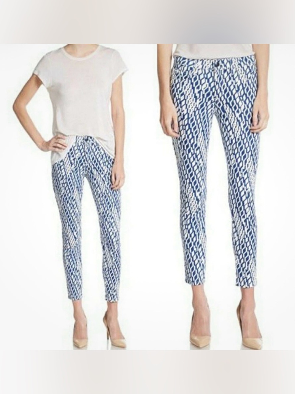 NWT JOE’S JEANS “The Highwater” Skinny Jean Size 30 Geometric pattern